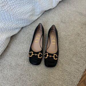 Gucci Horsebit kitten pumps